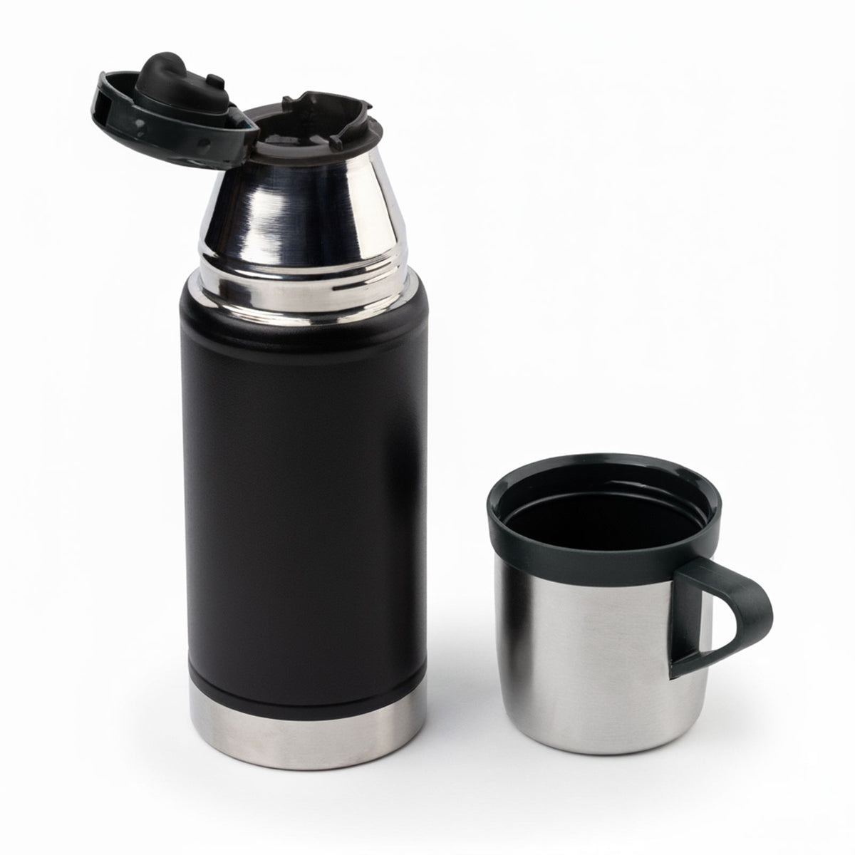 Promosyon 500 ml Paslanmaz Çelik Bardaklı Termos DW01058 · DW01058-03