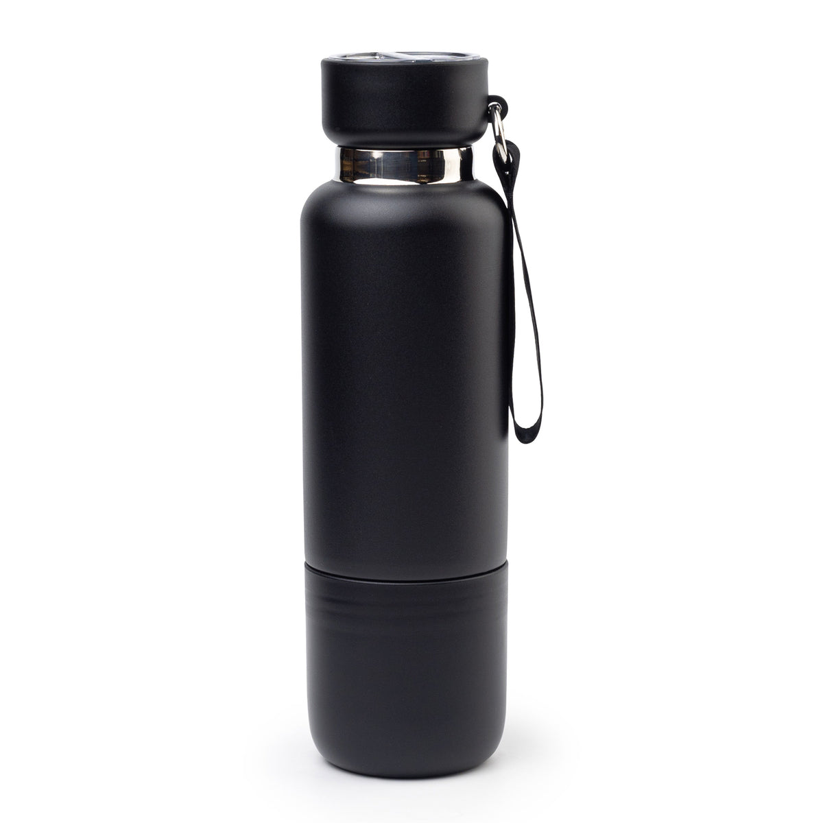 Promosyon 500 ml Paslanmaz Çelik Bardaklı Taşıma İpli Termos DW01067 · DW01067-04