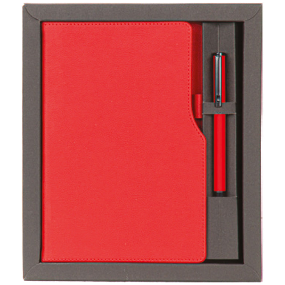 Promosyon Tarihsiz Defter + Roller Kalem Kutulu Hediyelik Set GT01001