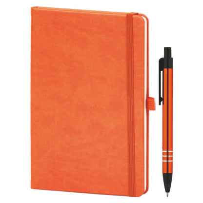 Promosyon Tarihsiz Defter + Metal Kalem Kutulu Hediyelik Set GT01002
