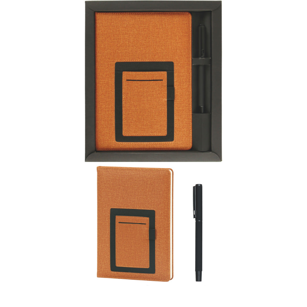 Promosyon Tarihsiz Defter + Roller Kalem Kutulu Hediyelik Set GT01003