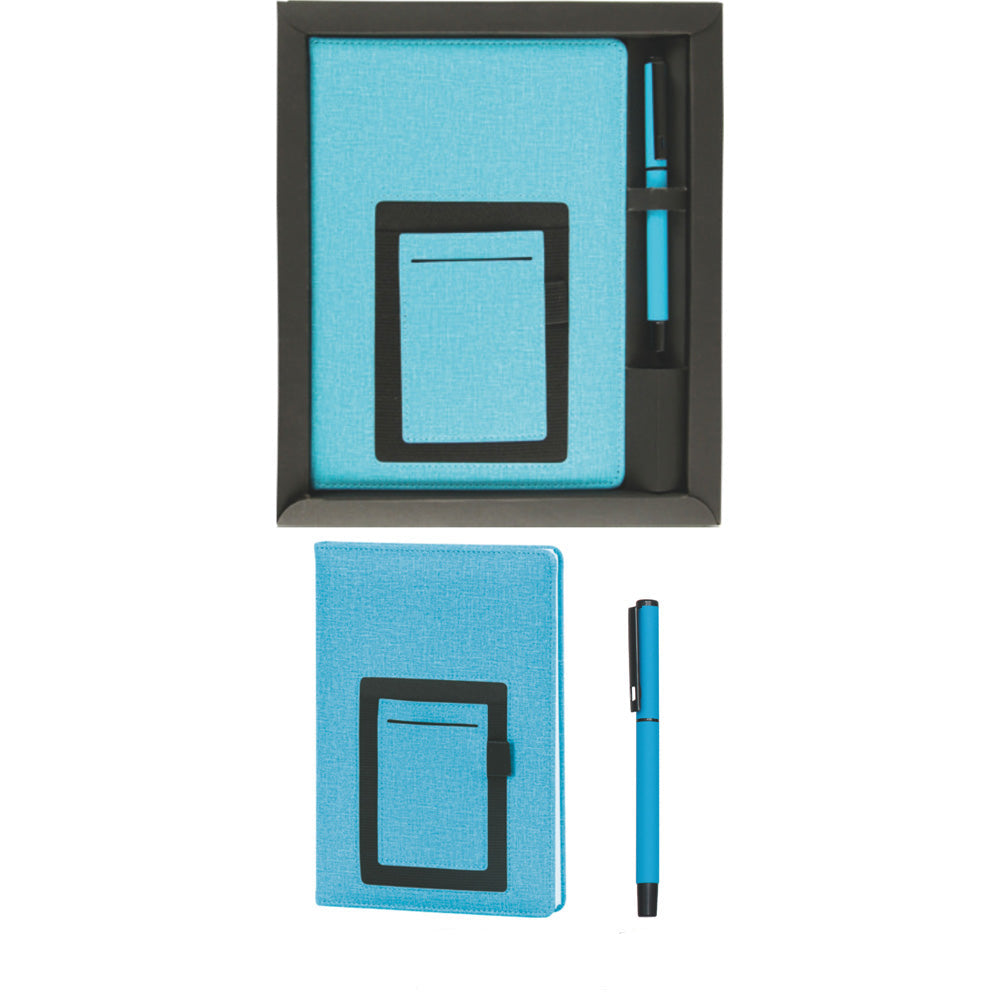 Promosyon Tarihsiz Defter + Roller Kalem Kutulu Hediyelik Set GT01003