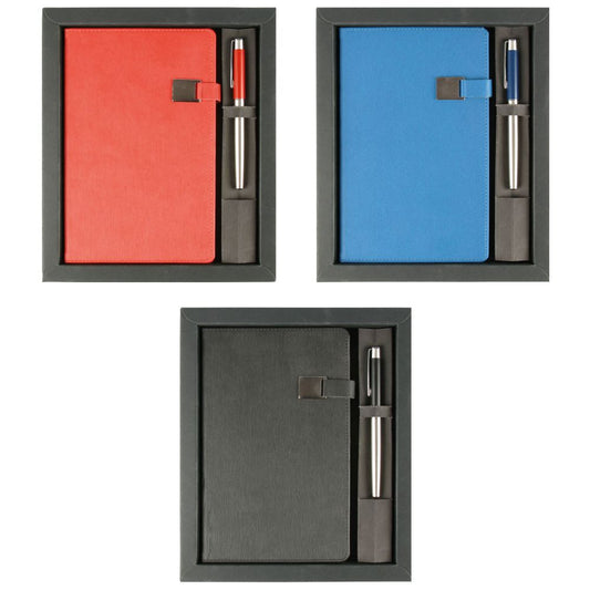 Promosyon Tarihsiz Defter + Roller Kalem Kutulu Hediyelik Set GT01004