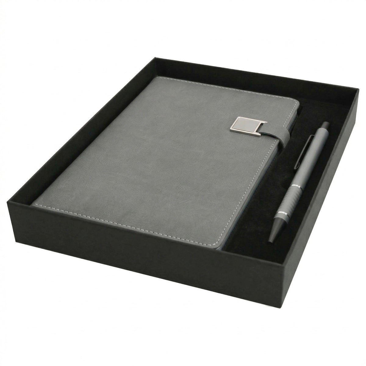 Promosyon Tarihsiz Defter + Metal Tükenmez Kalem Kutulu Hediyelik Set GT01034 · GT01034-01