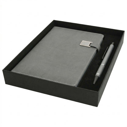 Promosyon Tarihsiz Defter + Metal Tükenmez Kalem Kutulu Hediyelik Set GT01034 · GT01034-01