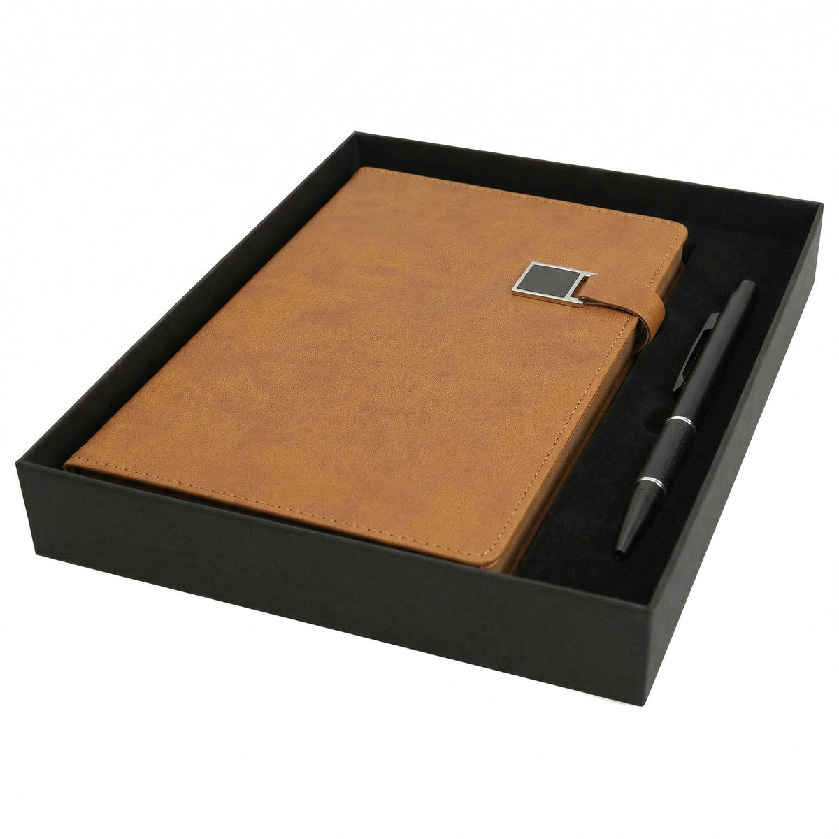 Promosyon Tarihsiz Defter + Metal Tükenmez Kalem Kutulu Hediyelik Set GT01034 · GT01034-02