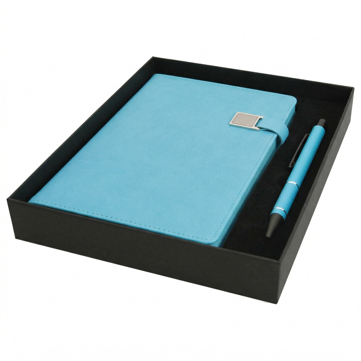 Promosyon Tarihsiz Defter + Metal Tükenmez Kalem Kutulu Hediyelik Set GT01034 · GT01034-07
