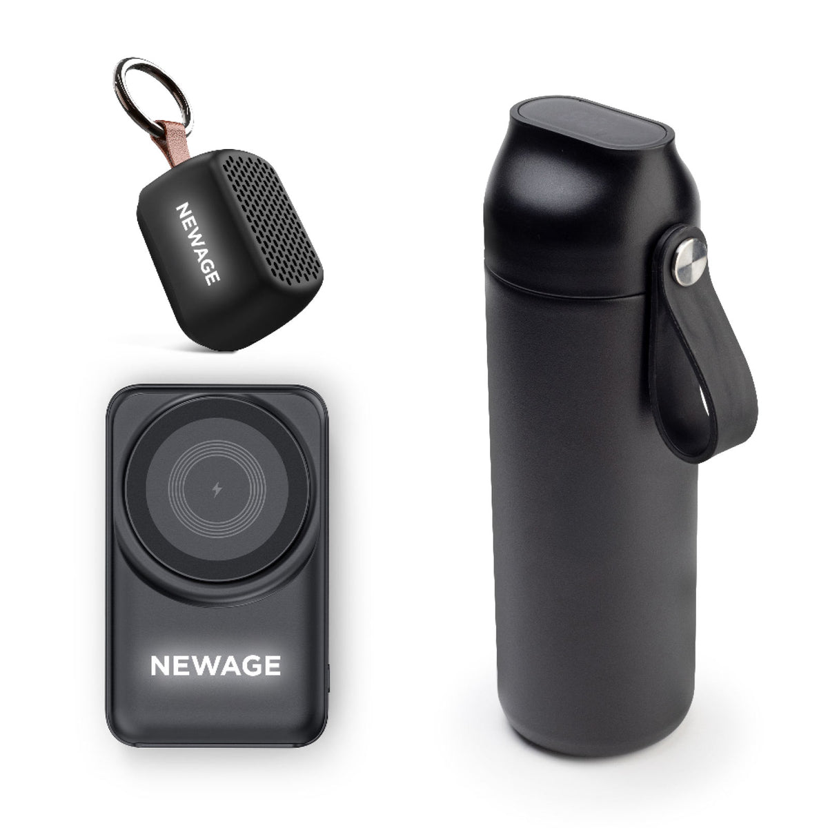 Promosyon Dijital Göstergeli Termos + Magsafe Powerbank + Bluetooth Hoparlör Kutulu Hediyelik Set GT01042 · GT01042-02
