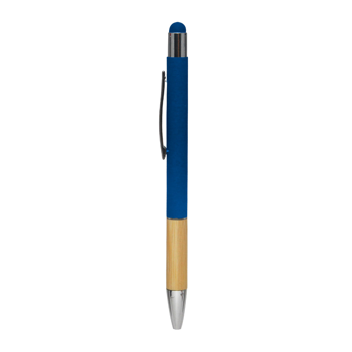 Promosyon Metal Rubber Gövde Bambu Touch Pen Tükenmez Kalem KL02023 · KL02023-04