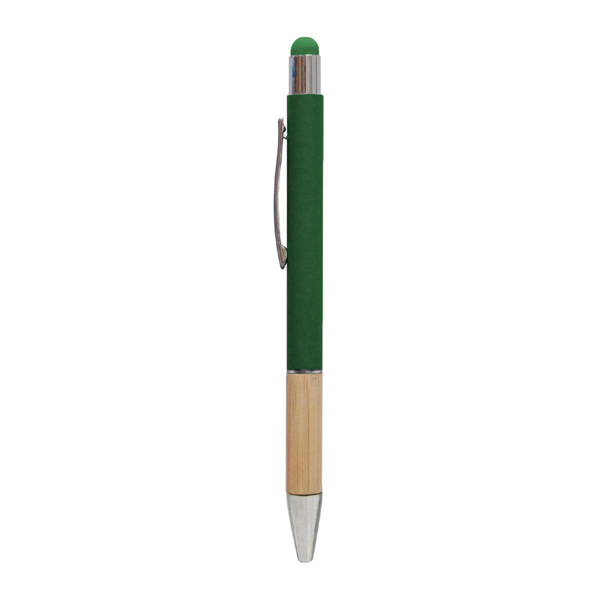 Promosyon Metal Rubber Gövde Bambu Touch Pen Tükenmez Kalem KL02023 · KL02023-08