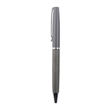 Promosyon Metal Çevirmeli Derili Tükenmez Kalem KL02034 · KL02034-01