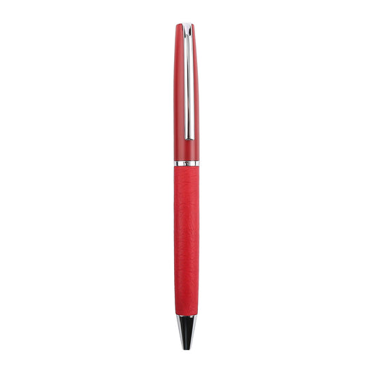 Promosyon Metal Çevirmeli Derili Tükenmez Kalem KL02034 · KL02034-02