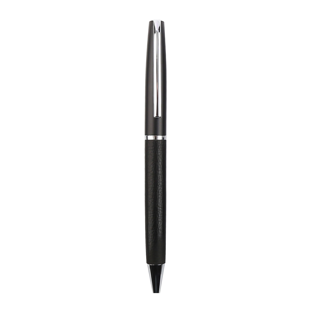 Promosyon Metal Çevirmeli Derili Tükenmez Kalem KL02034 · KL02034-04