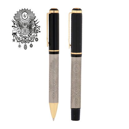 Kabartmalı İkili Roller + Tükenmez Kalem Seti KL07031 · KL07031-08