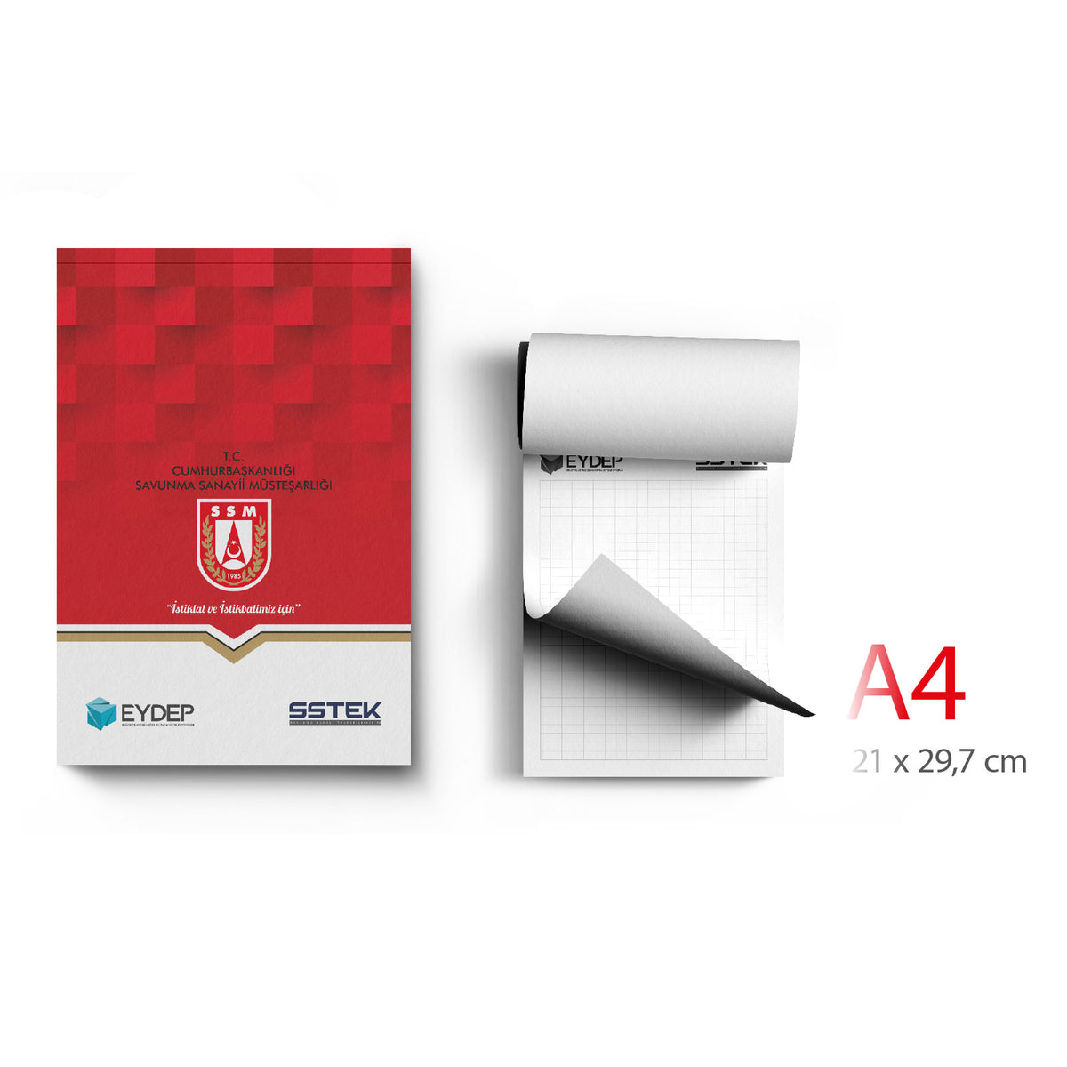 Promosyon Kapaklı A4 Bloknot MB01026 · MB01026-01