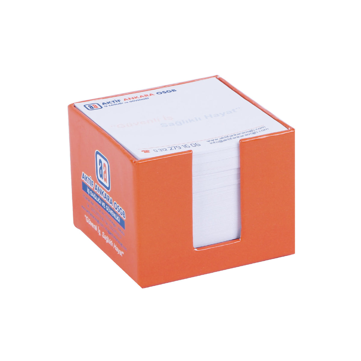 Promosyon 500 Yaprak Mukavva Kutulu Küp Bloknot MB01040 · MB01040-01
