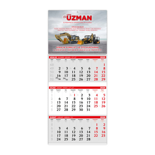 Promosyon 1 Parçalı Gemici Takvimi MB01045 · MB01045-01
