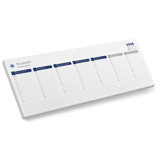 Promosyon Takvimli Tarihsiz Tutkallı Sümen (12 x 32,5 CM) MB01064 · MB01064-01