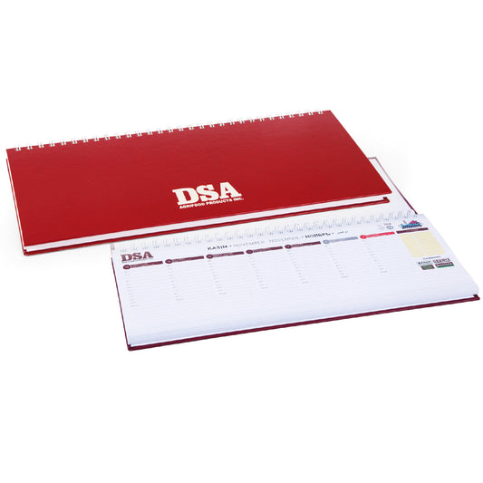 Promosyon Cilt Bezli Sıvama Kapaklı Günlük Tarihli Sümen (14,5 x 31 CM) MB01066 · MB01066-01