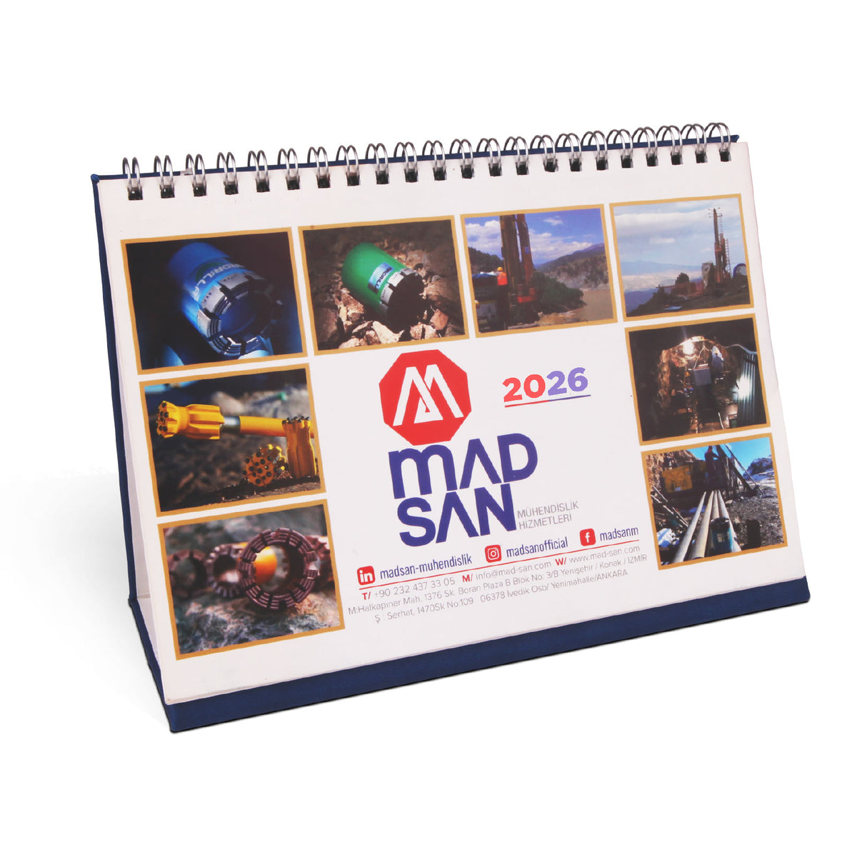 Promosyon Üçgen Masa Takvimi (13 x 19,5 cm) MB01079 · MB01079-01