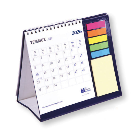 Promosyon Yapışkanlı Üçgen Masa Takvimi (13 x 16 cm) MB01081 · MB01081-01