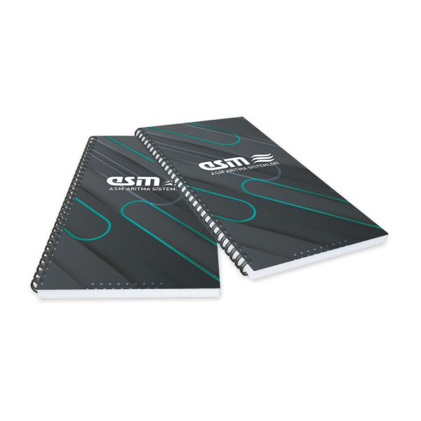 Promosyon 80 Yaprak Karton Kapak Spiralli Defter MB02002