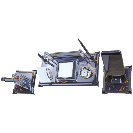 Promosyon Kristal Masaüstü İsimlikli Organizer MS01016