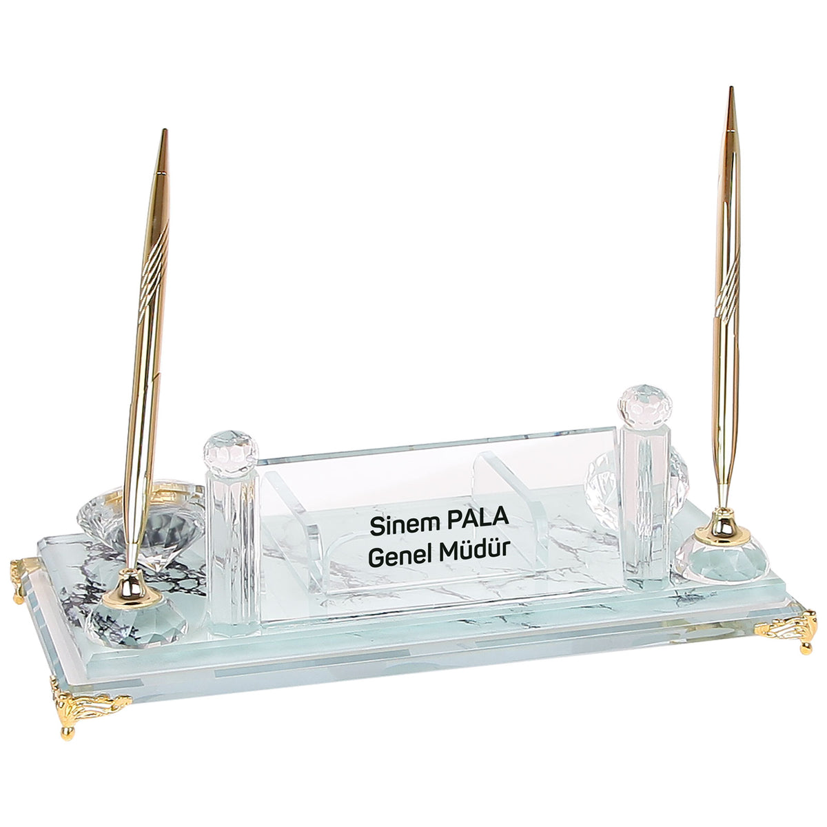 Promosyon Kristal Masa Seti MS01031 · MS01031-01