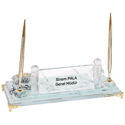Promosyon Kristal Masa Seti MS01031 · MS01031-01