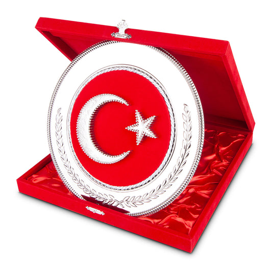 Yuvarlak Bayrak Plaket PK01008 · PK01008-01