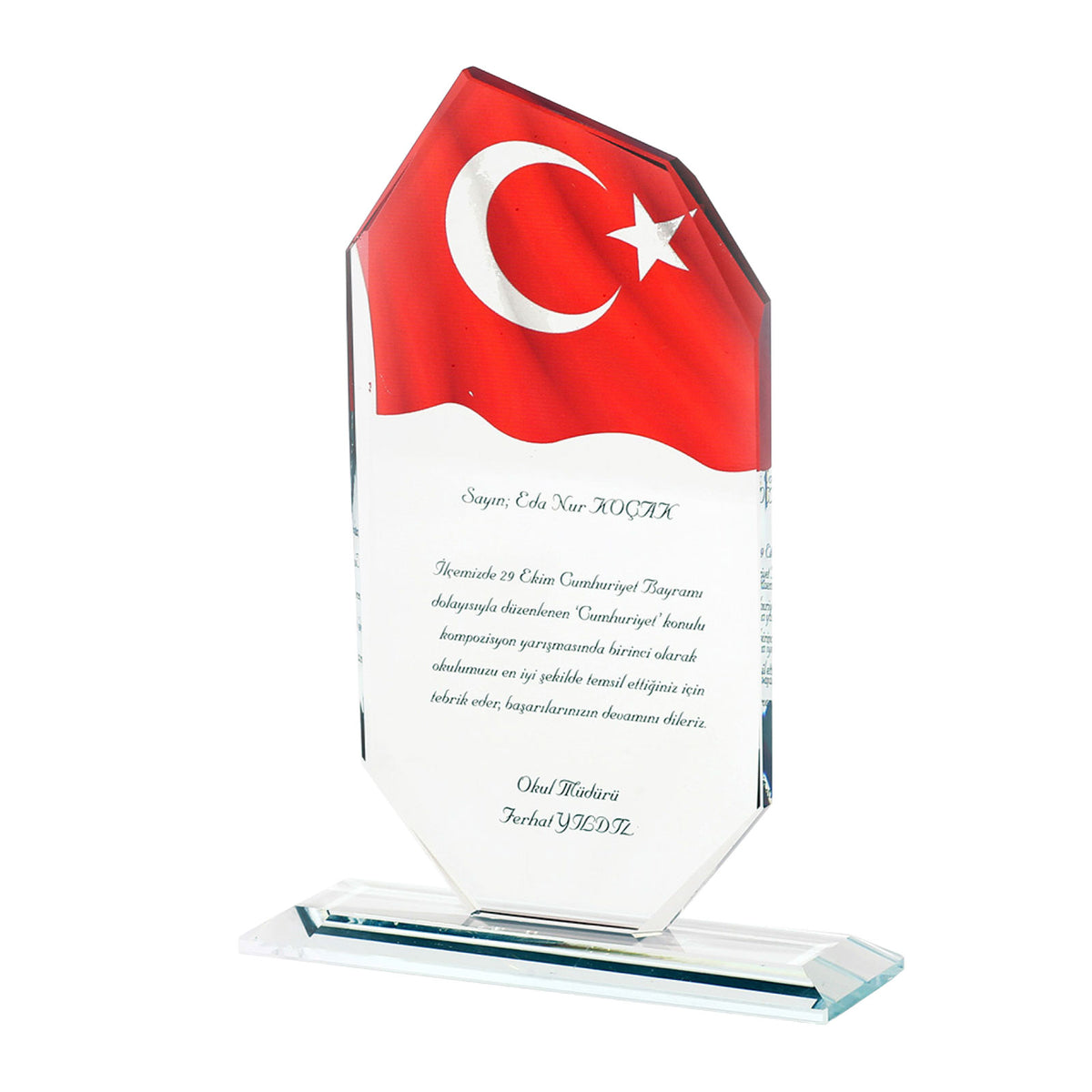 Promosyon Kristal Plaket PK01018 · PK01018-01