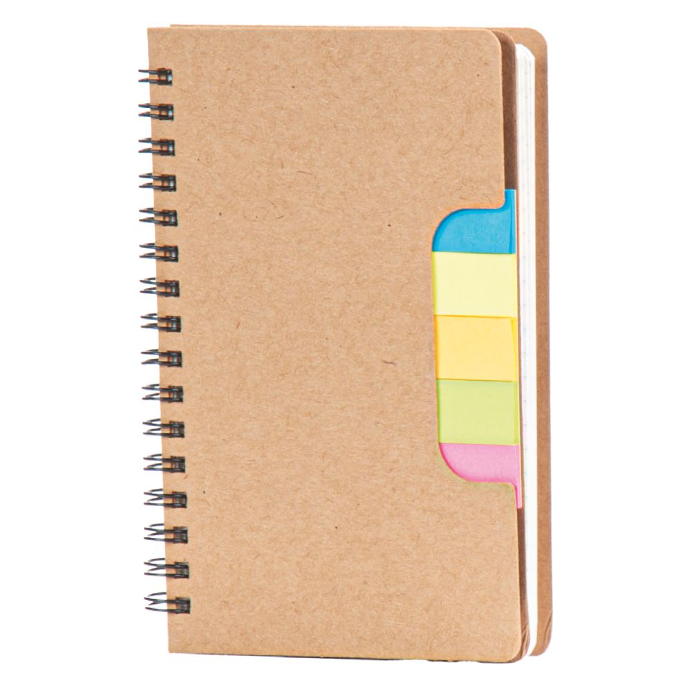 Promosyon Geri Dönüşümlü Spiralli Kraft Defter (10x15cm) RC01004