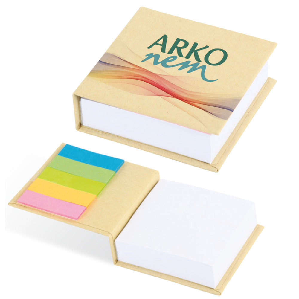 Promosyon Geri Dönüşümlü Kraft Bloknot (7,8x8cm) RC01005