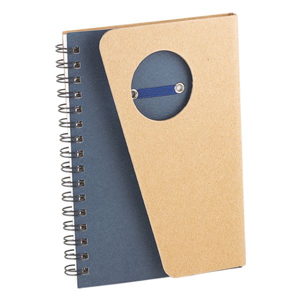 Promosyon Geri Dönüşümlü Spiralli Kraft Defter (10,5x14,5cm) RC01007
