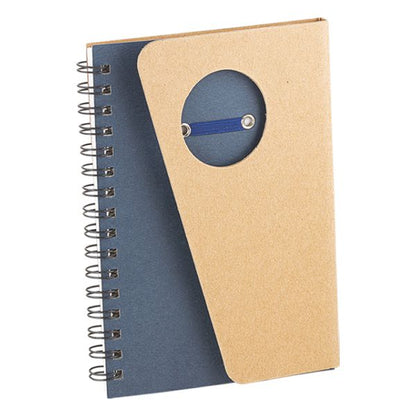 Promosyon Geri Dönüşümlü Spiralli Kraft Defter (10,5x14,5cm) RC01007