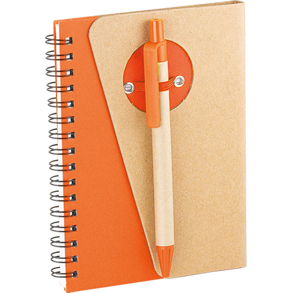 Promosyon Geri Dönüşümlü Spiralli Kraft Defter (10,5x14,5cm) RC01007