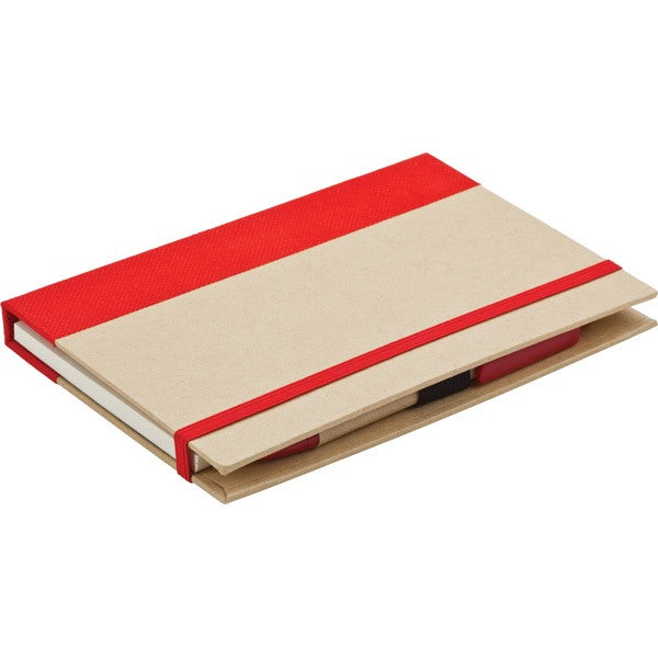 Promosyon Geri Dönüşümlü Kraft Yapışkan Notlu Defter (12x17,5cm) RC01011