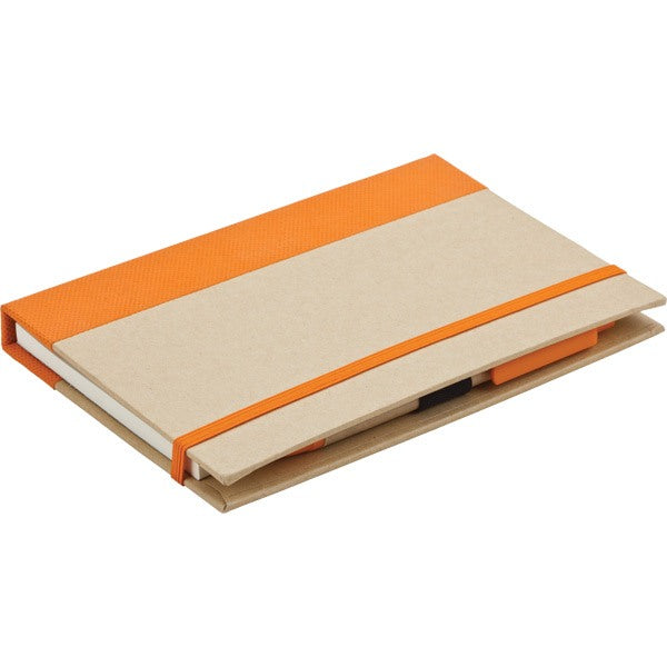 Promosyon Geri Dönüşümlü Kraft Yapışkan Notlu Defter (12x17,5cm) RC01011