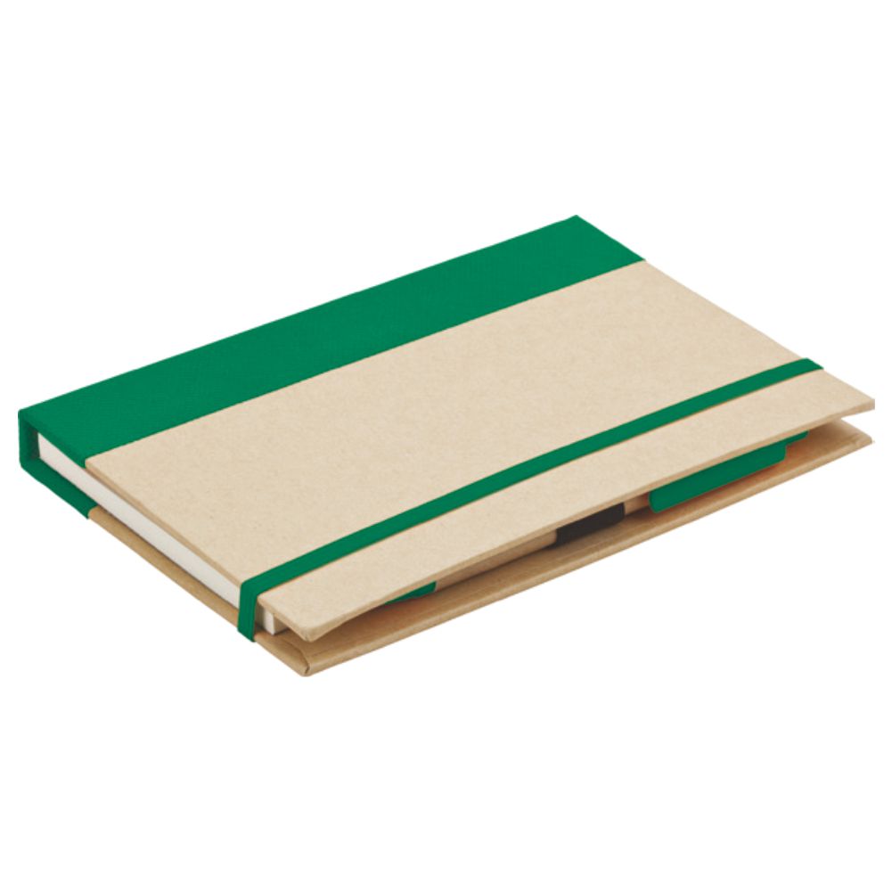 Promosyon Geri Dönüşümlü Kraft Yapışkan Notlu Defter (12x17,5cm) RC01011