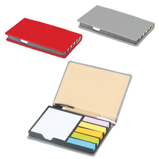 Promosyon Geri Dönüşümlü Deri Kapak Yapışkanlı Notluk (10,5x23cm) RC01013