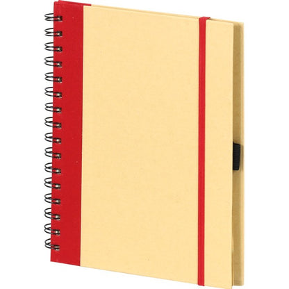 Promosyon Geri Dönüşümlü Kraft Spiralli Defter (16x21,5cm) RC01015