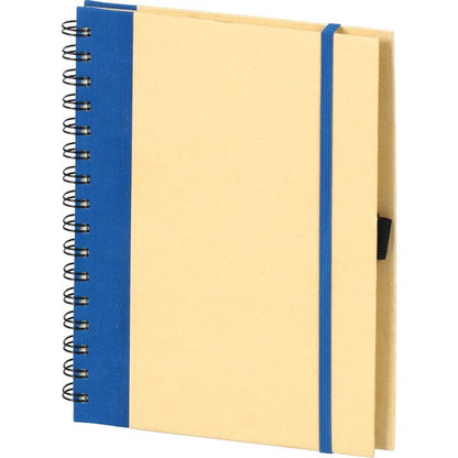 Promosyon Geri Dönüşümlü Kraft Spiralli Defter (16x21,5cm) RC01015