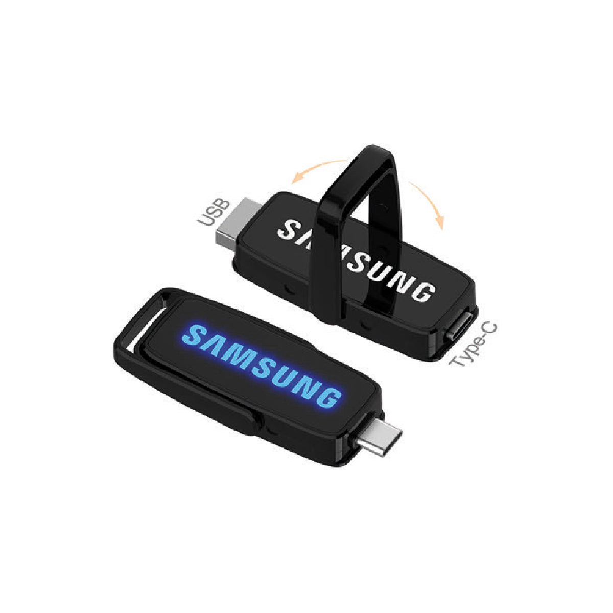 Promosyon 32 GB TYPE-C OTG Işıklı Usb Bellek TP01023 · TP01023-02