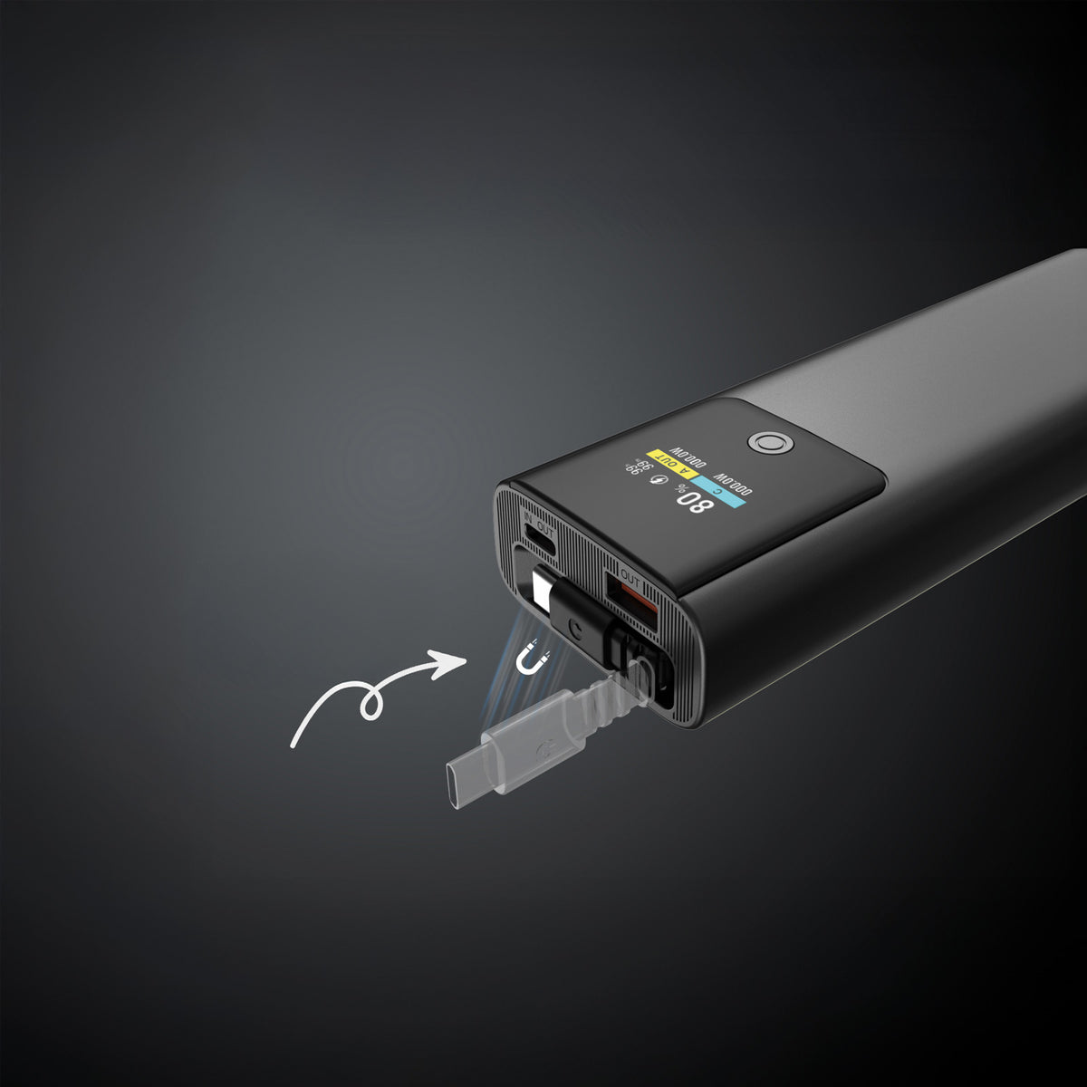 Promosyon Dijital Ekranlı Laptop Şarj Edebilir 20.000 Mah Powerbank TP02038 · TP02038-03