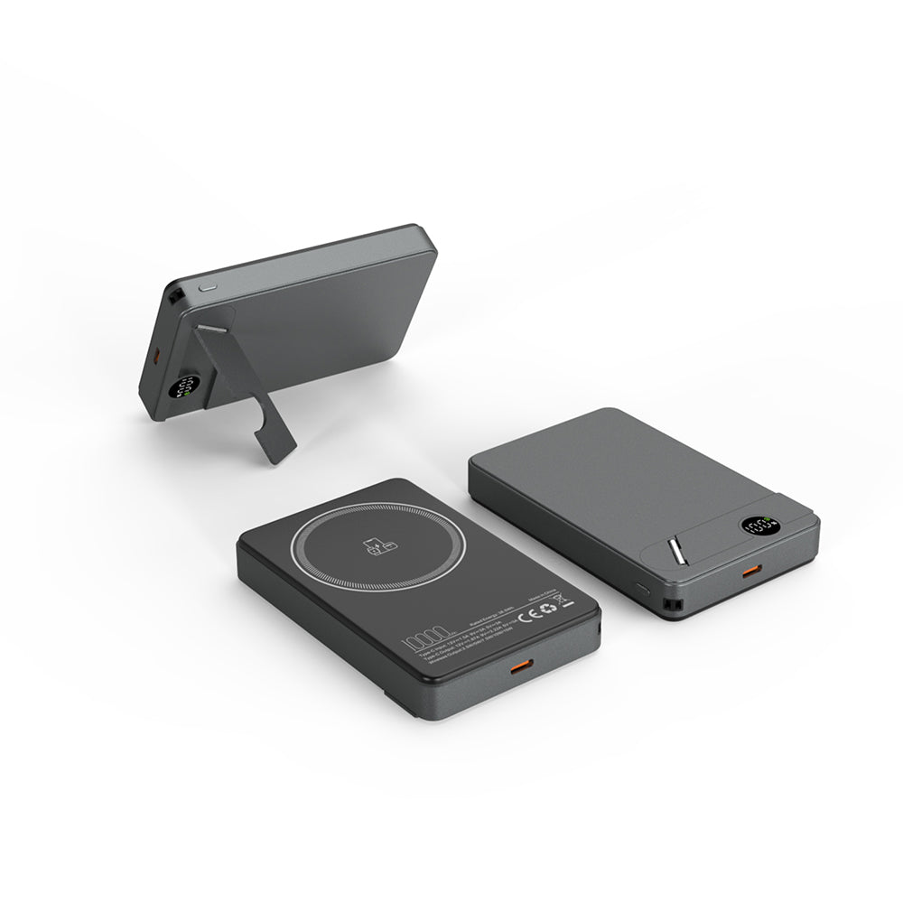 Promosyon 10.000 Mah Wireless Standlı Led Ekranlı Powerbank TP02042 · TP02042-02