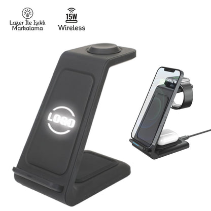 Promosyon Wireless Şarj İstasyonu TP03017