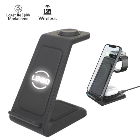 Promosyon Wireless Şarj İstasyonu TP03017