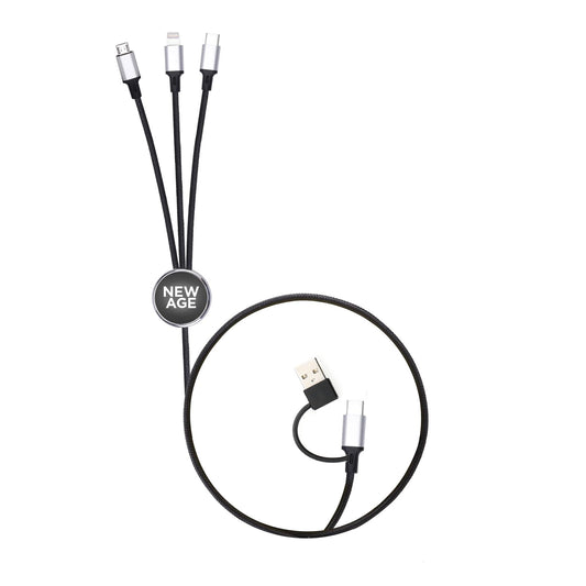 Promosyon Siyah Çoklu Kablo TP03034 · TP03034-01
